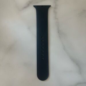 Black Silicone Apple Watch Band